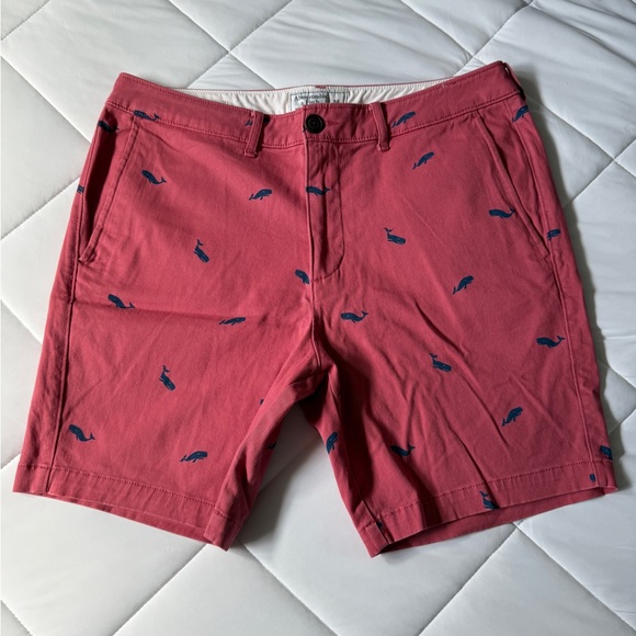 Abercrombie & Fitch Salmon Whale Shorts - Picture 1 of 4